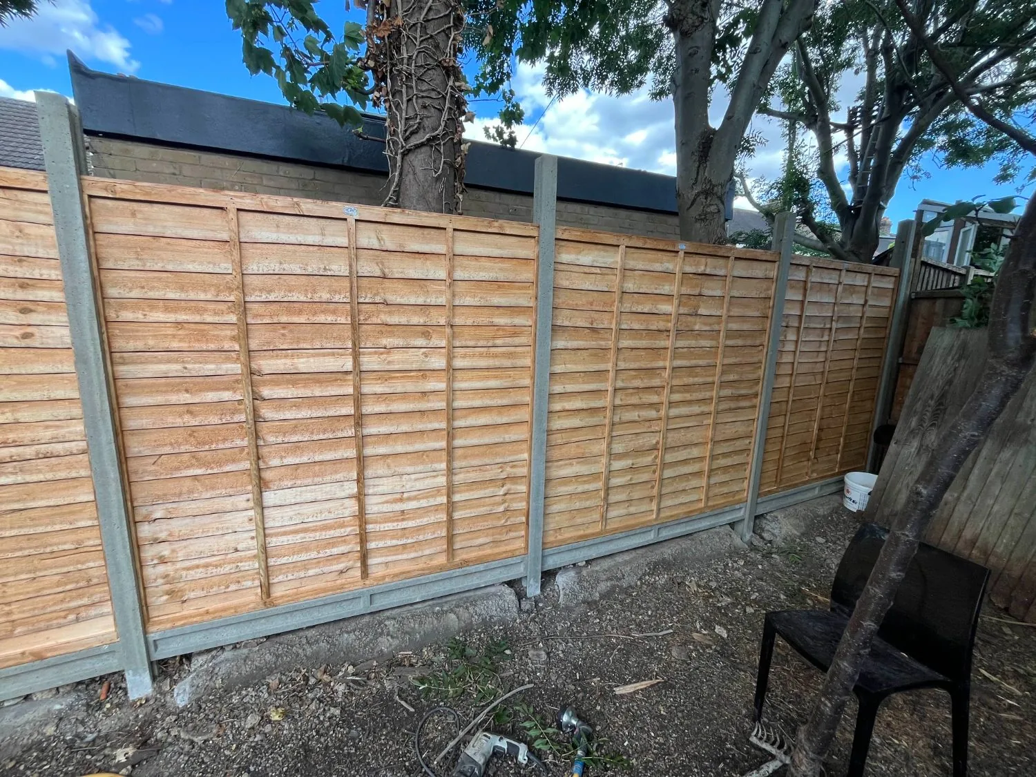 Concrete Post Fencing